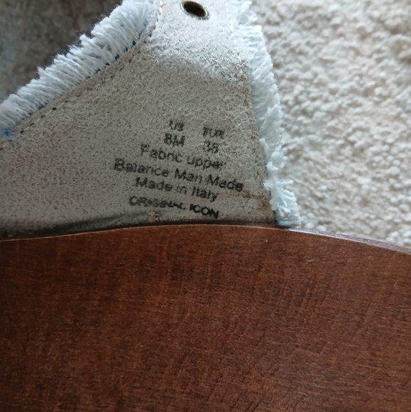 Re/done X Dr. Scholl's Buckled Clog Denim Sandals - Picture 6 of 7